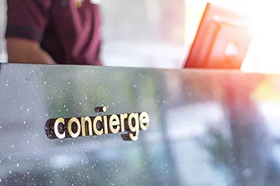 Concierge counter